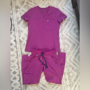 Purple Scrub Set